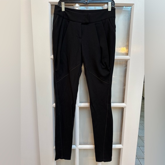 Vintage L.A.M.B. Gwen Stefani Y2K High Waist Black Trouser Pants Women's Size 2 - Picture 14 of 14